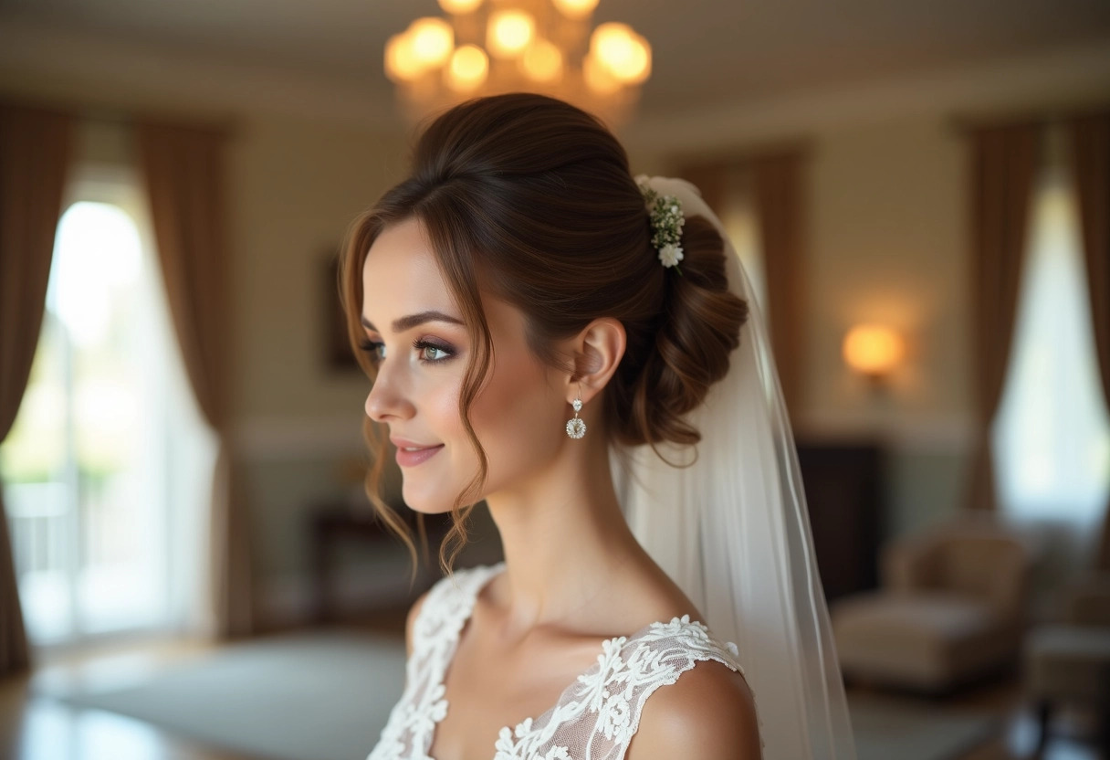 coiffure mariée